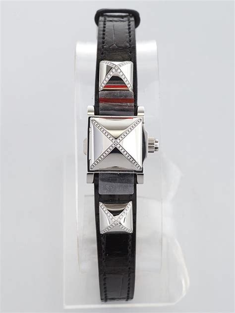 hermes medor watch black|Hermes cuff ring.